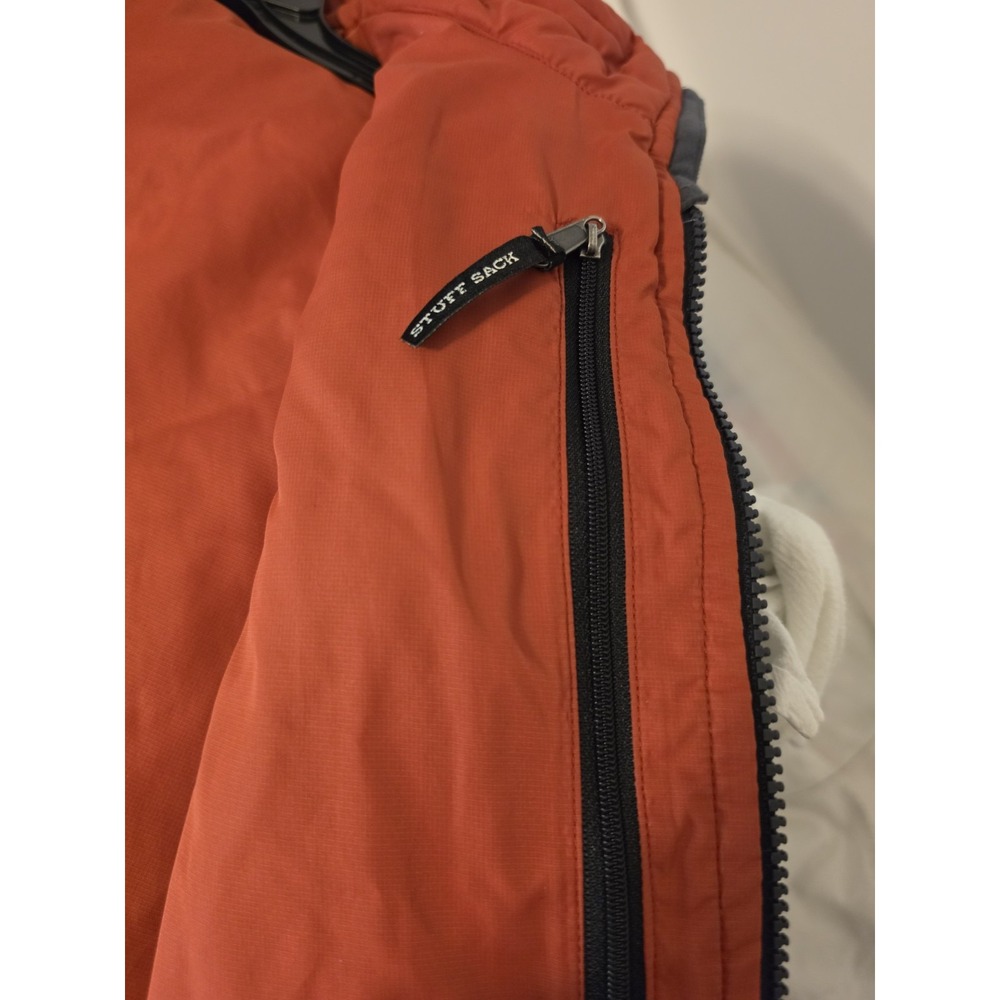 Howler Brothers Vest Mens Large Full Zip Quilted Primaloft Gorpcore Gray Orange - Picture 6 of 7